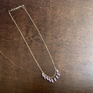 Gold & Purple Necklace